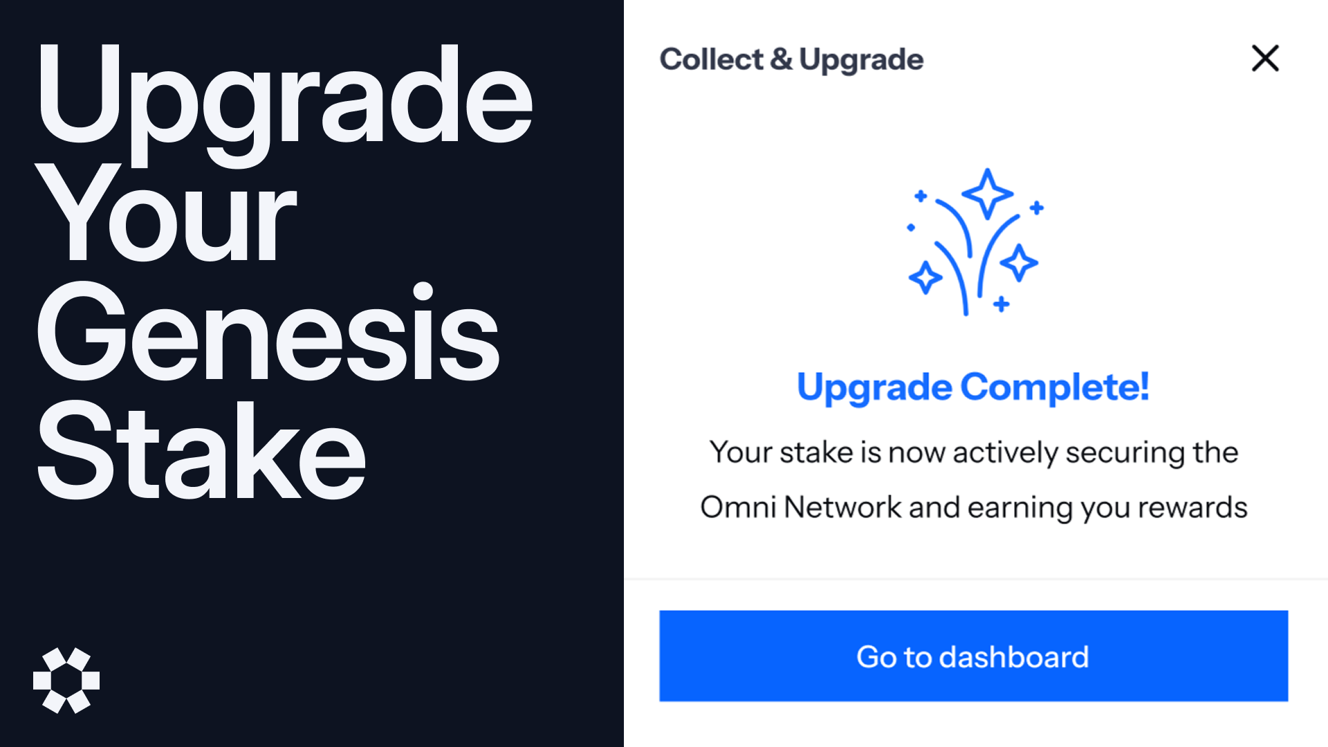 How to Upgrade Your Genesis Stake With Omni’s Staking App