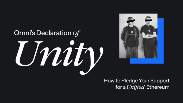 How to Sign Omni's Declaration of Unity